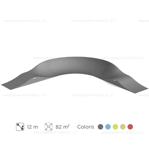 Module de pumptrack en polyester renforcé